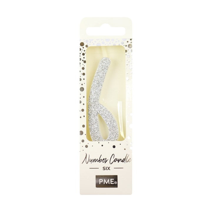 Glitter Number Candles