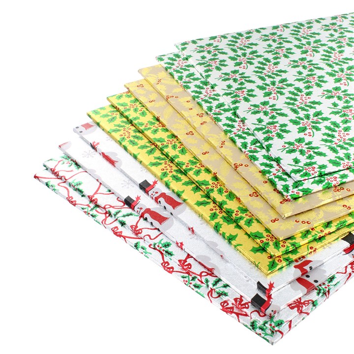 Christmas Double Thick Square Cake Card
