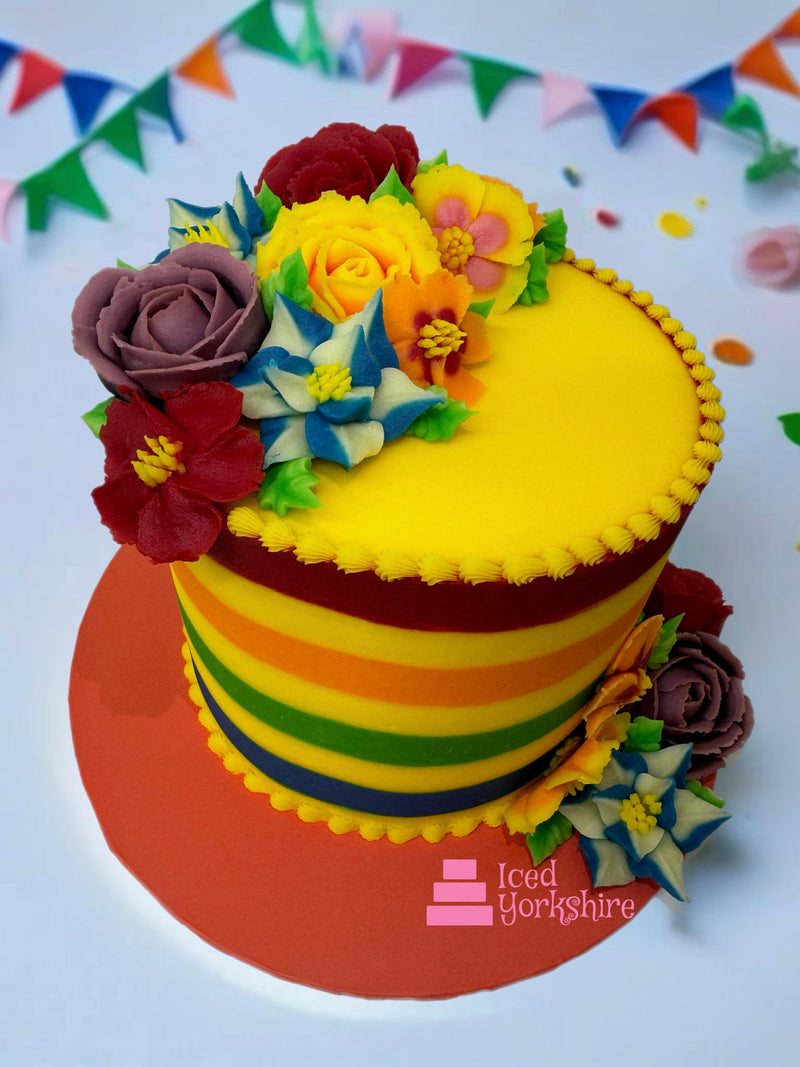 Buttercream Stripe Cake Workshop