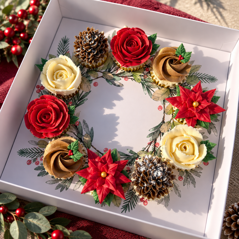 Mini Cupcake Wreath Workshop.