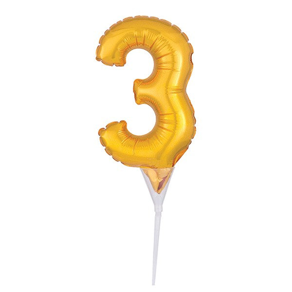 Foil Gold Cake Balloons