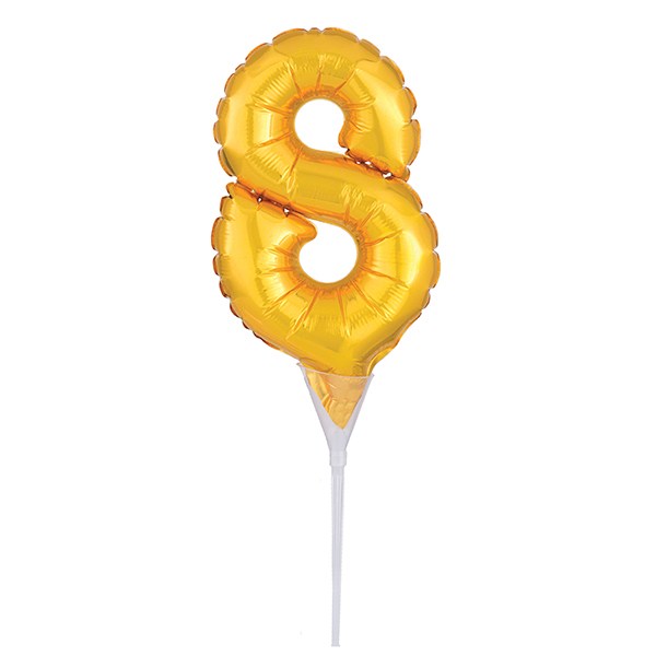 Foil Gold Cake Balloons