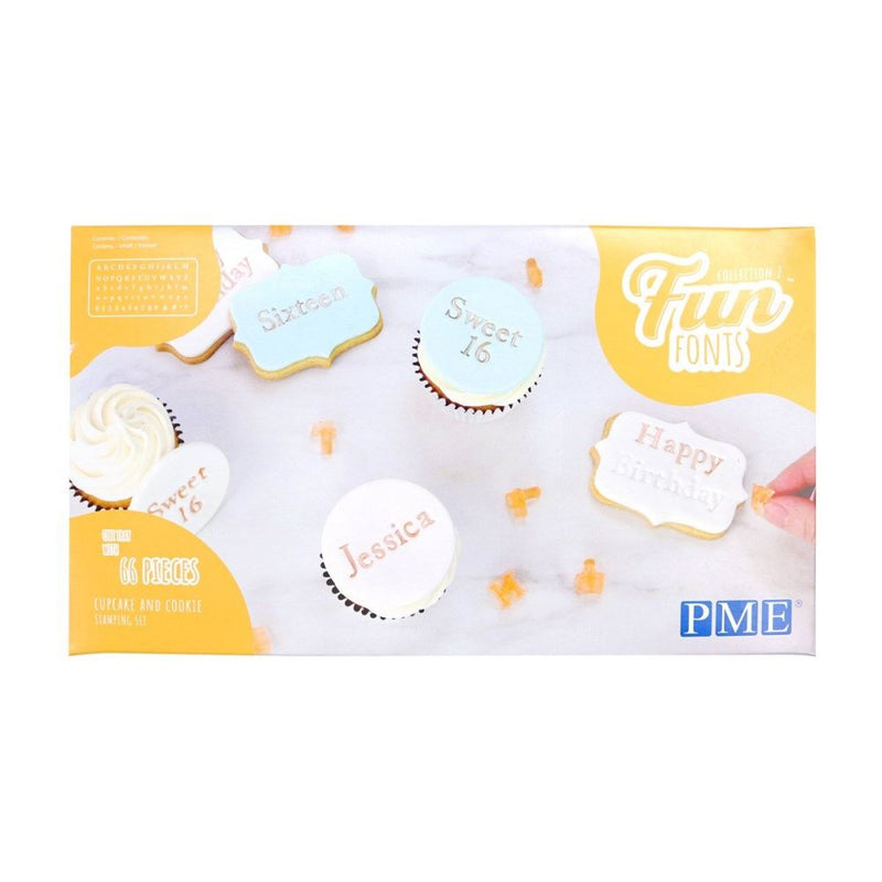 Fun Fonts Cupcake and Cookies of Collection 2