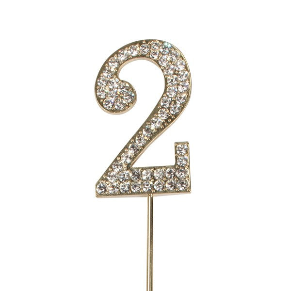 Cake star  Diamante Numbers (45mm)
