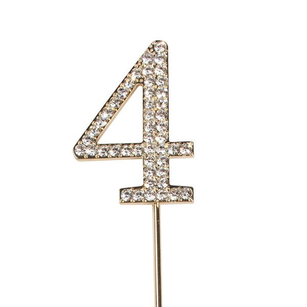 Cake star  Diamante Numbers (45mm)