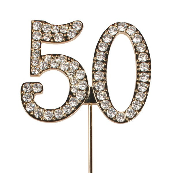 Cake star  Diamante Numbers (45mm)