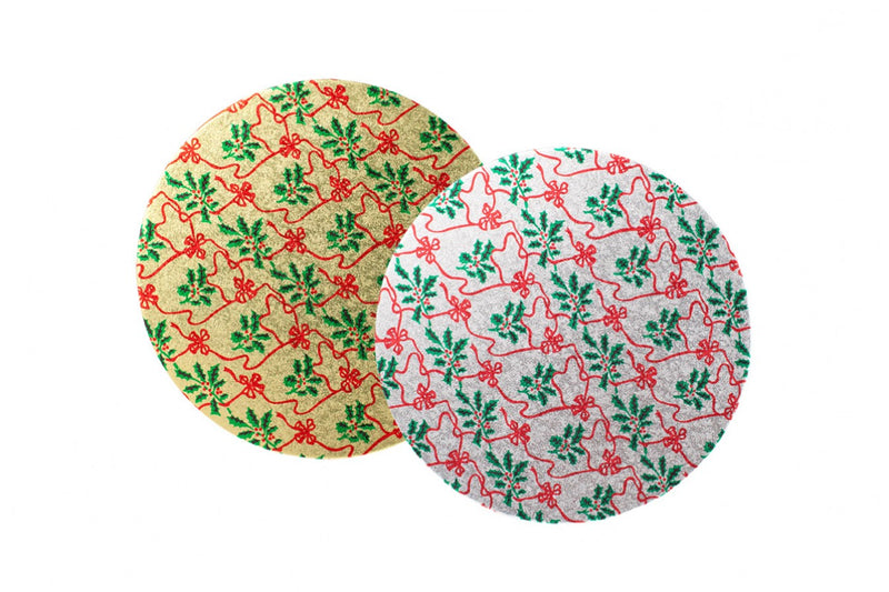 Christmas Double Thick Round Cake Cards