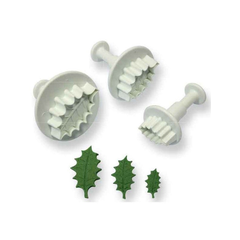 PME - Plunger Veined Holly Leaf 3 Set