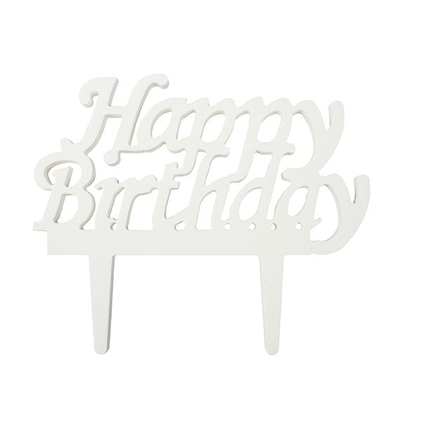 Happy Birthday Gumpaste Cake Topper