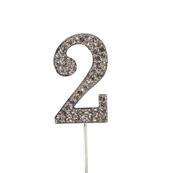 Cake star  Diamante Numbers (45mm)
