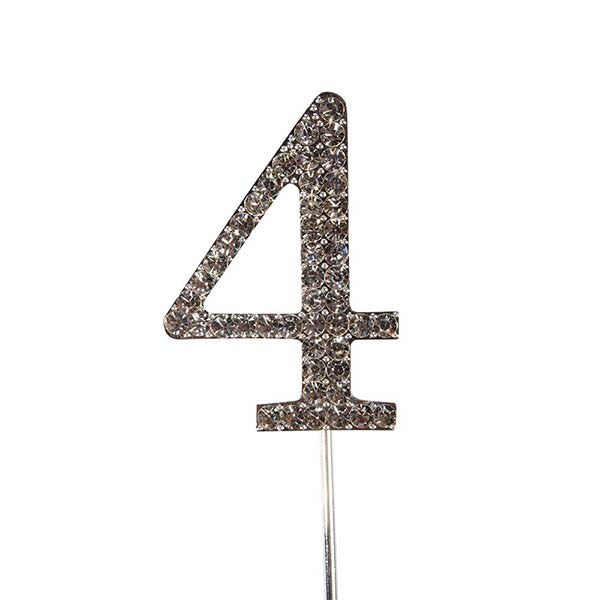 Cake star  Diamante Numbers (45mm)