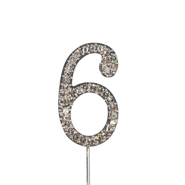 Cake star  Diamante Numbers (45mm)