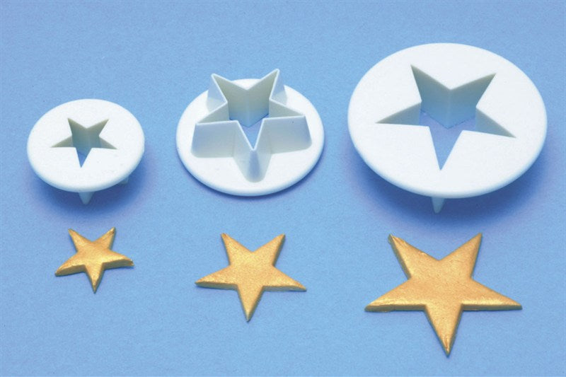 PME Star Cutters (Plastic, set of 3)