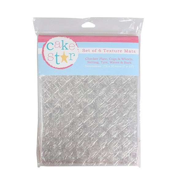 Cake Star Texture mats (Set of 6)