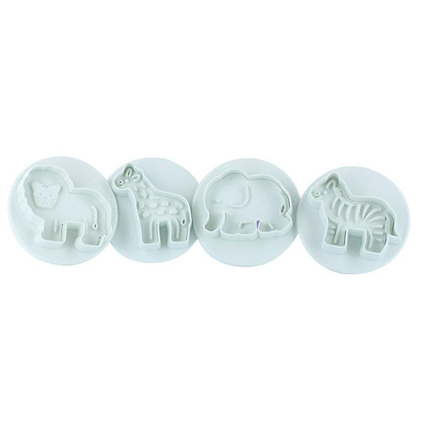 Cake Star Jungle Animal Plunger Cutters