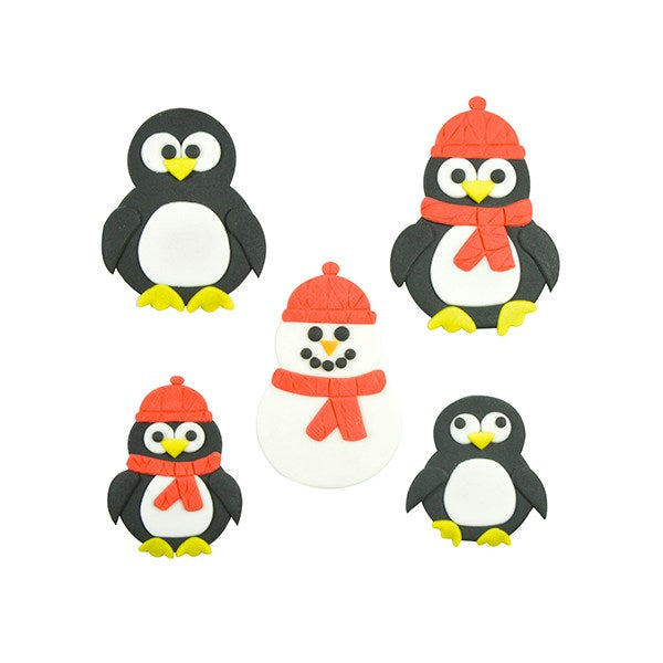 Mummy and Baby Penguin Cutter Set