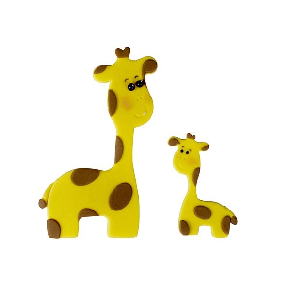 Mummy and Baby Giraffe Cutters