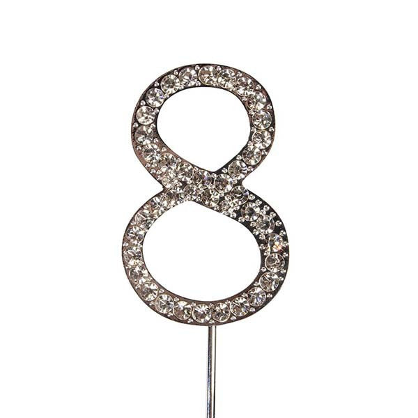 Cake star  Diamante Numbers (45mm)