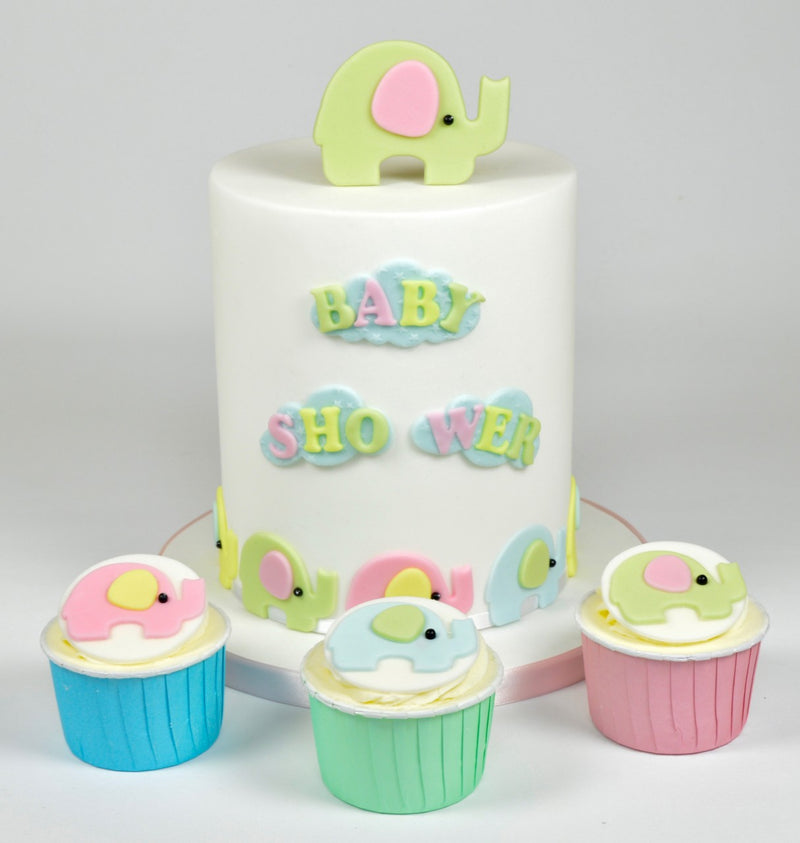 Mummy and Baby Elephants FMM Cutters