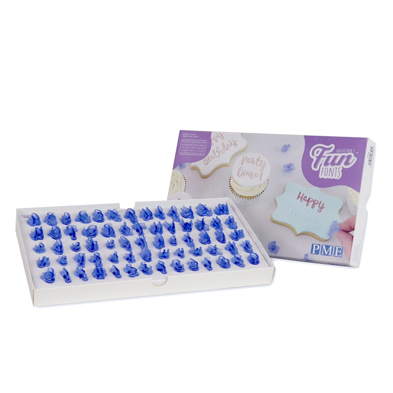 PME Fun Fonts Cupcake and Cookie Stamping Set