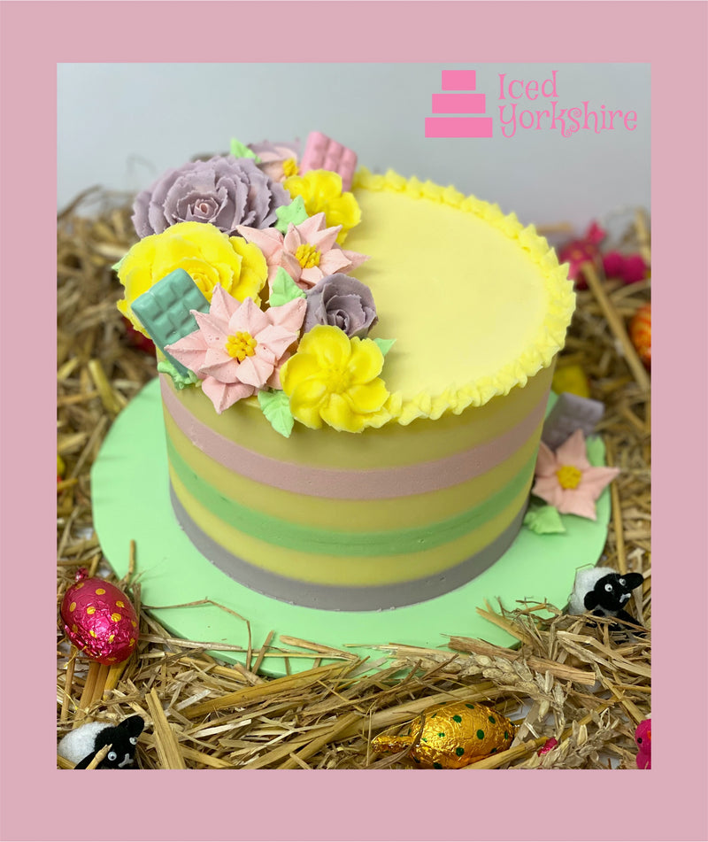 Spring Workshop -  Buttercream Stripe Cake