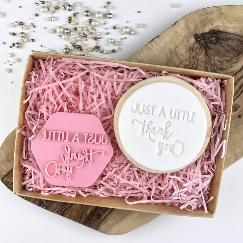 Just a Little Thank You Wedding Cookie Stamp (Lissie Lou)