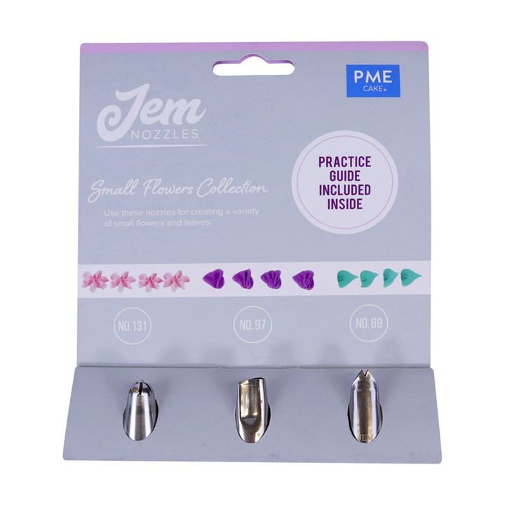 Jem Nozzles Set - Small Flowers Collection Set of 3