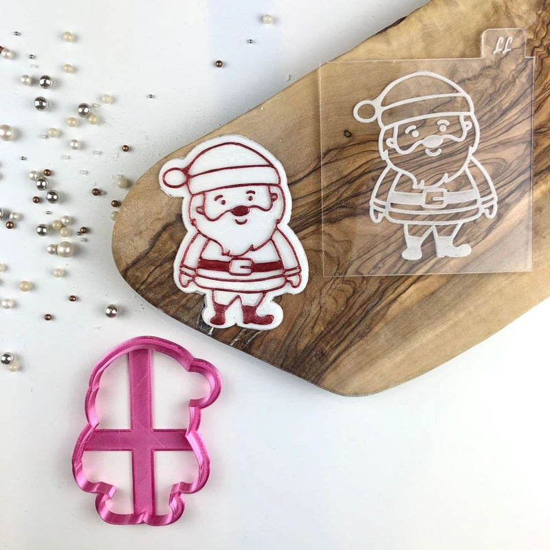 Santa Cookie Cutter and Embosser (Lissie Lou)