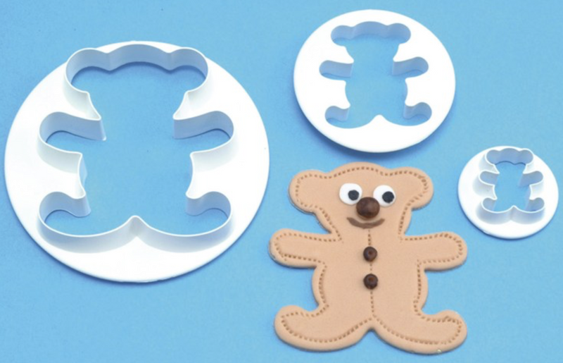 PME Teddy Cutters - Set of 3
