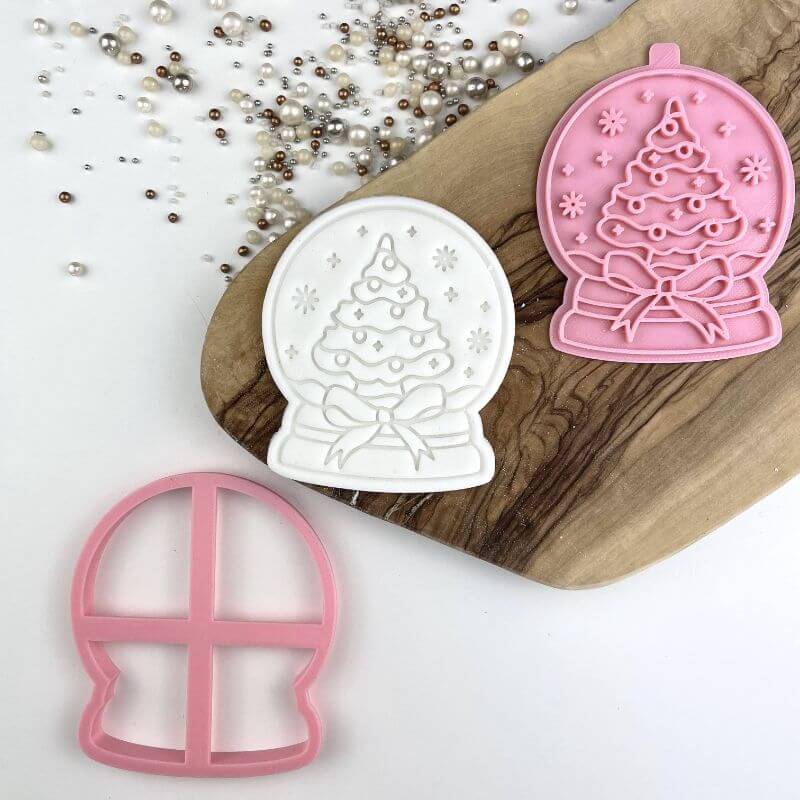 Snow Globe Christmas Cookie Cutter and Stamp (Lissie Lou)