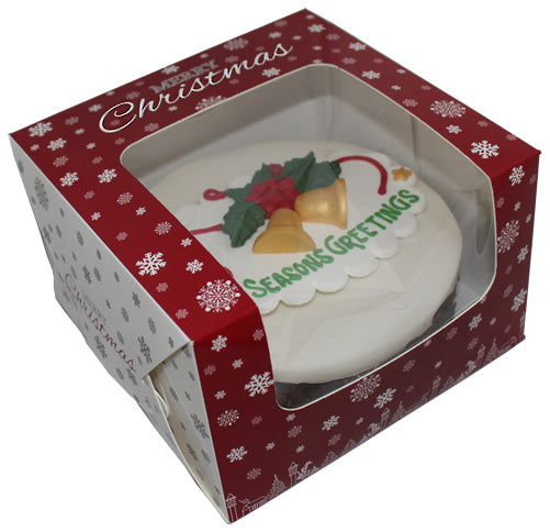 Christmas Windowed Cake and Mince Pie Boxes