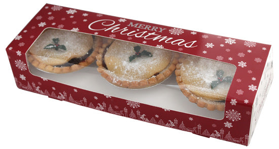 Christmas Windowed Cake and Mince Pie Boxes