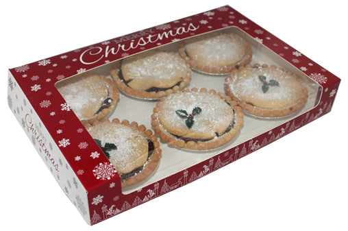 Christmas Windowed Cake and Mince Pie Boxes