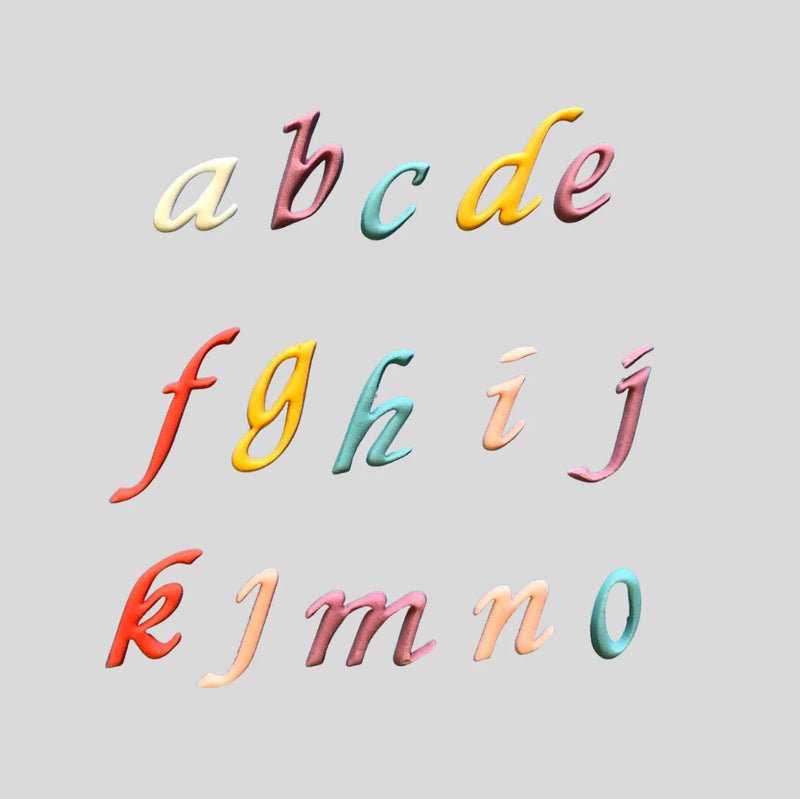 FMM Alphabet Lower Case Script