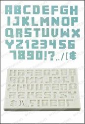 Alphabet - Pixel FPC Mould (C194)