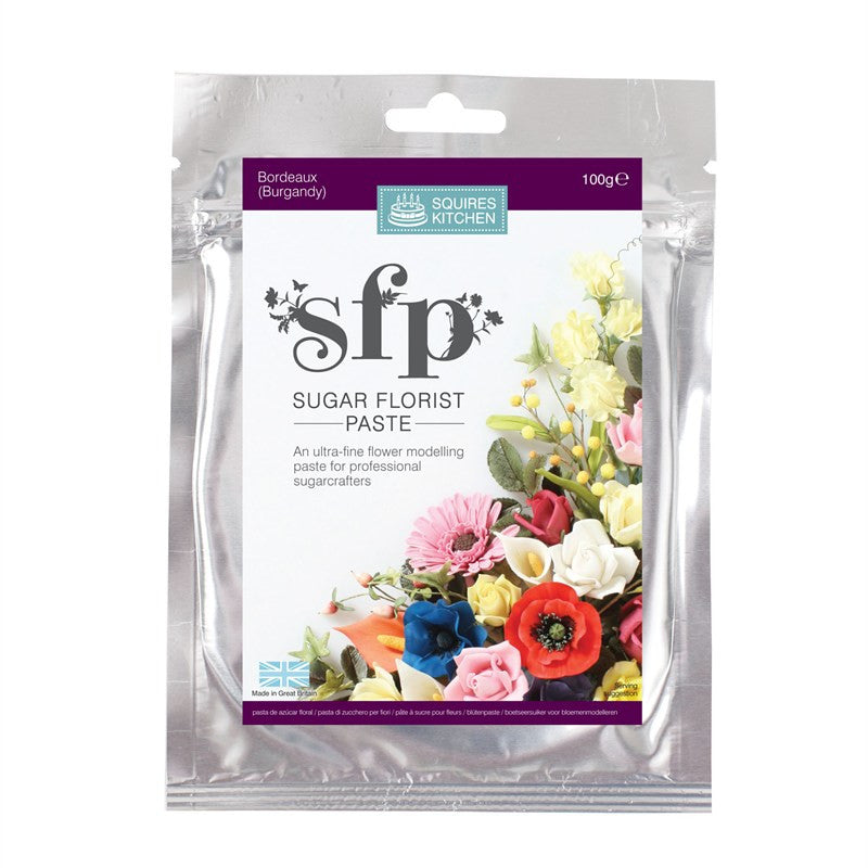 Squires Kitchen Flower Paste (SFP) - Deep Colours 100g