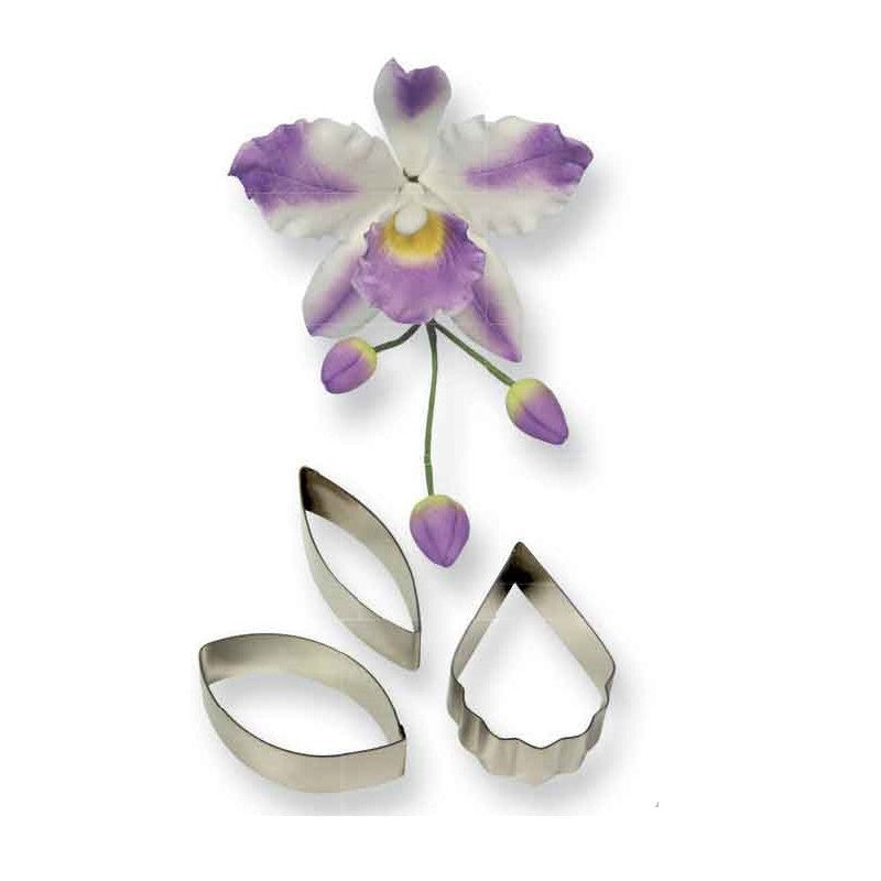 PME Metal Cattleya Orchid Cutters, Set of 3