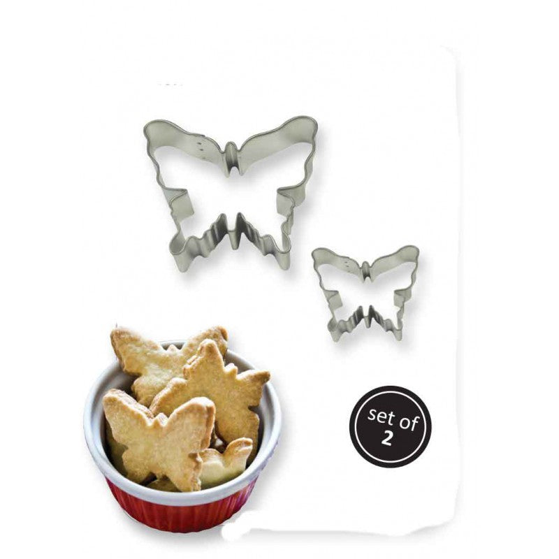 Cookie and Cake Butterfly Cutter (Set of 2)