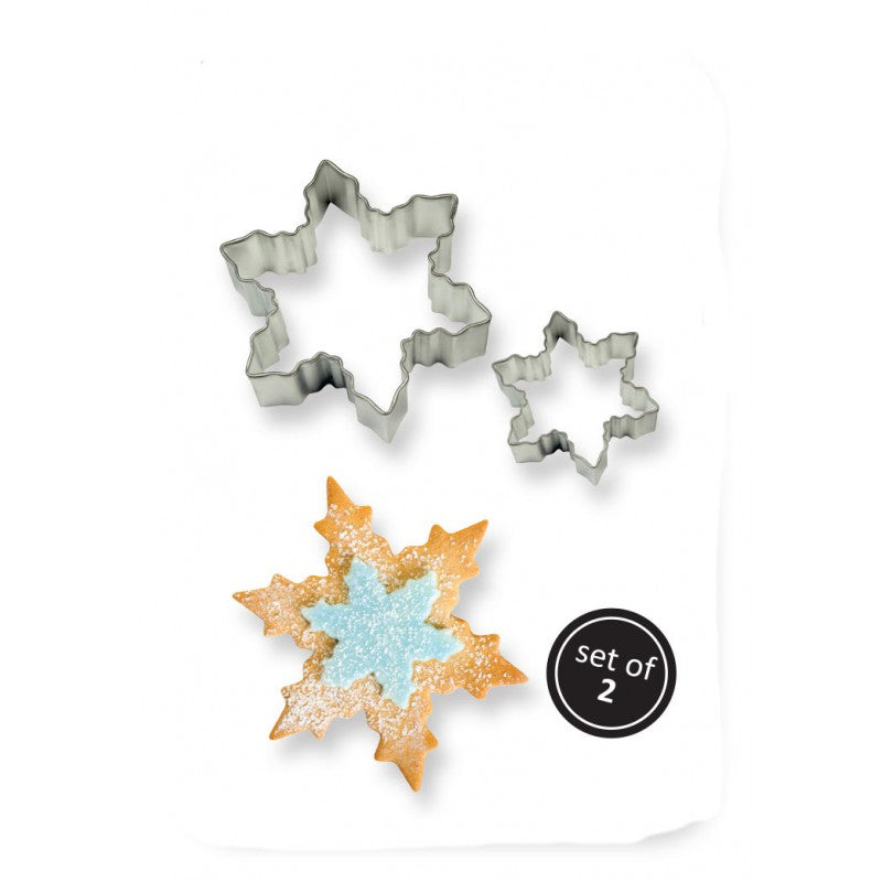 Cookie and Cake Snowflake Cutter (Set of 2)