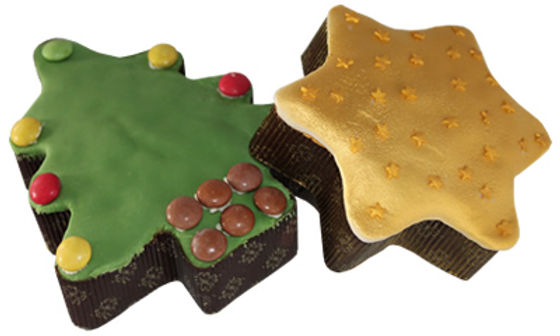 Christmas Windowed Cake and Mince Pie Boxes