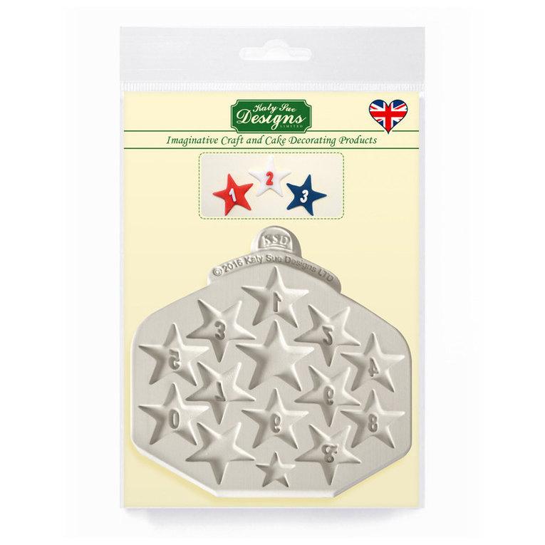Katy Sue Star Numbers Mould
