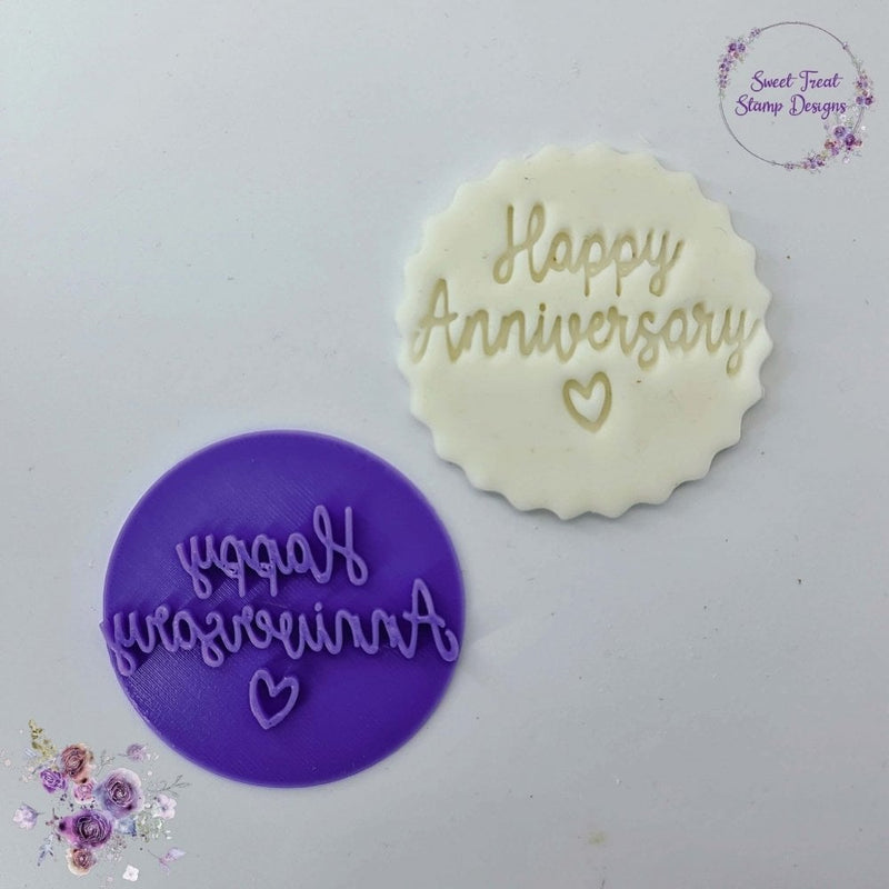 Anniversary Embossing Sweet Stamp