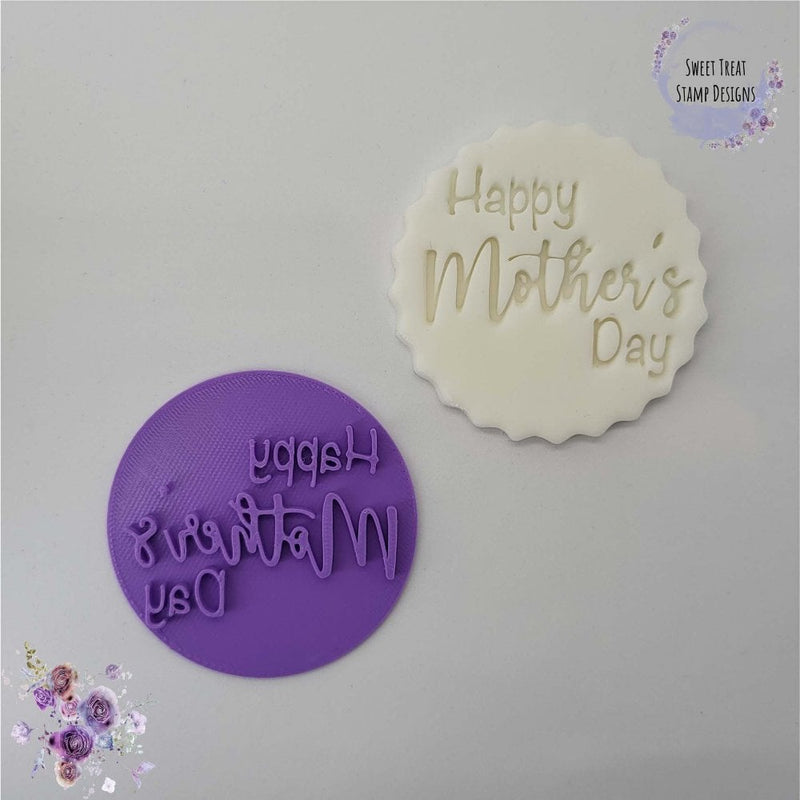 Fondant Stamps Happy Mother’s Day