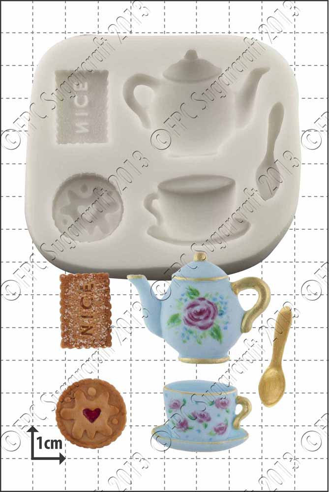 Tea and Biscuits FPC Mould(C122)