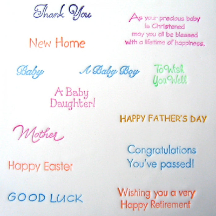 Patchwork Cutters Celebration Lettering Sets