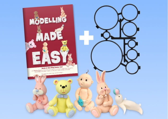 Patchwork Cutters Modelling Made Easy Book+Size Ring Set